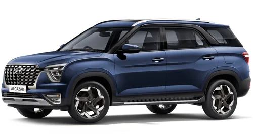 Rent Alcazar Automatic Panoramic Moonroof for self drive in Goa.